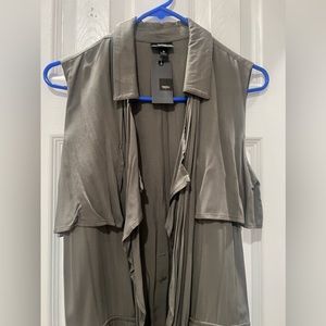 Mossimo Olive Green sleeveless coat - Small